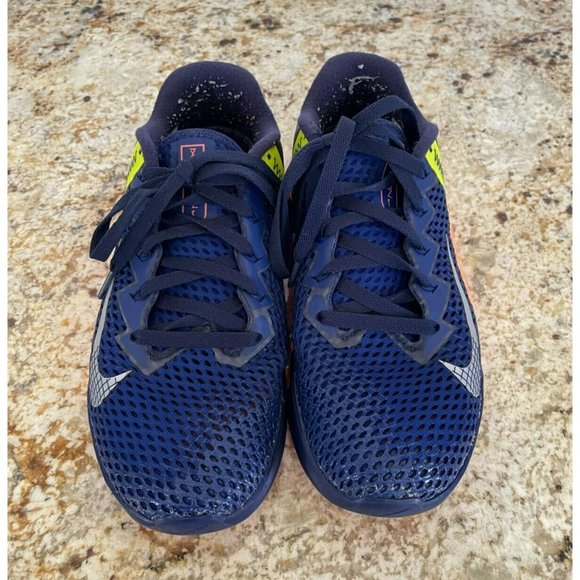 Size 10 - Nike Metcon 6 Deep Royal Blue MTLC Platinum - Picture 3 of 8